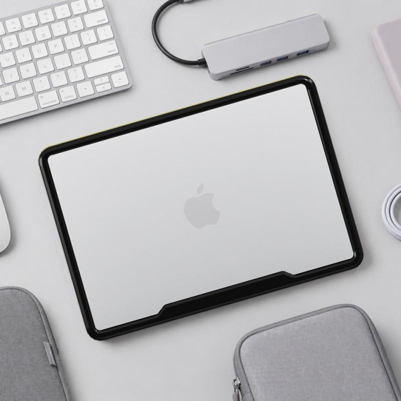Matt Transparent Laptopfodral MacBook Air 13 Neo A3404 TPUPC Dubbellagers Skyddsskal