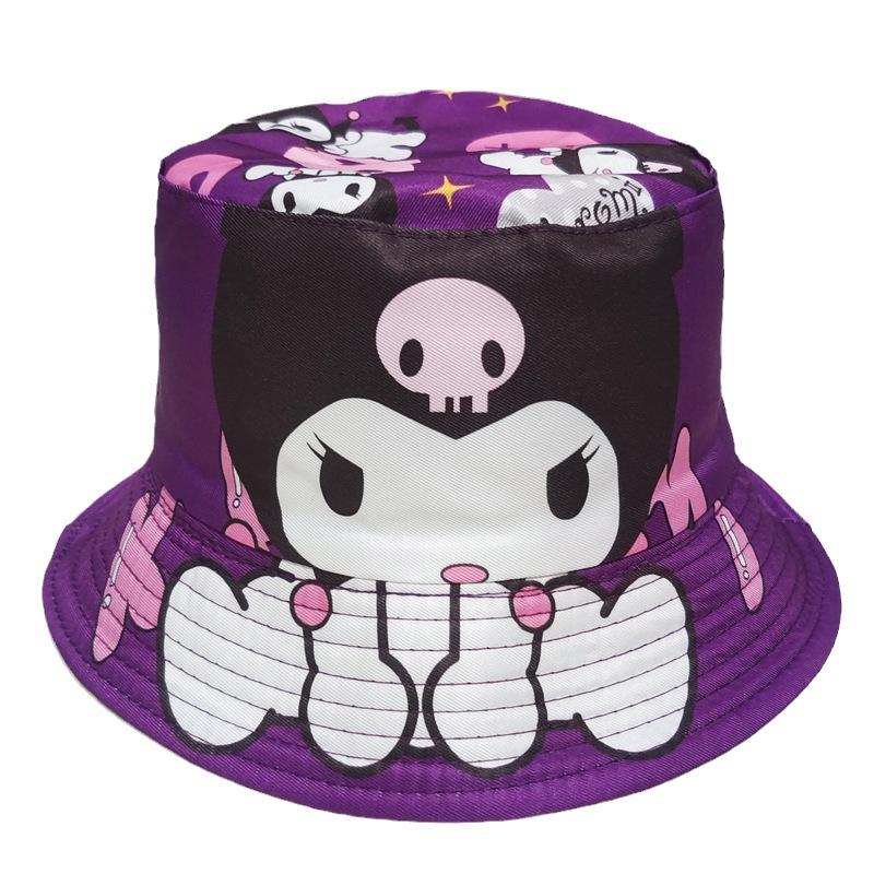Adorable Anime Children's Fisherman Hats Bucket Hat for Women Men Lightweight Outdoor Travel Fishing Hat