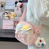 Japanese Cute Bag Female Simple Girl Messenger High Value Ins Fresh and Sweet Student Candy Color Messenger Bag