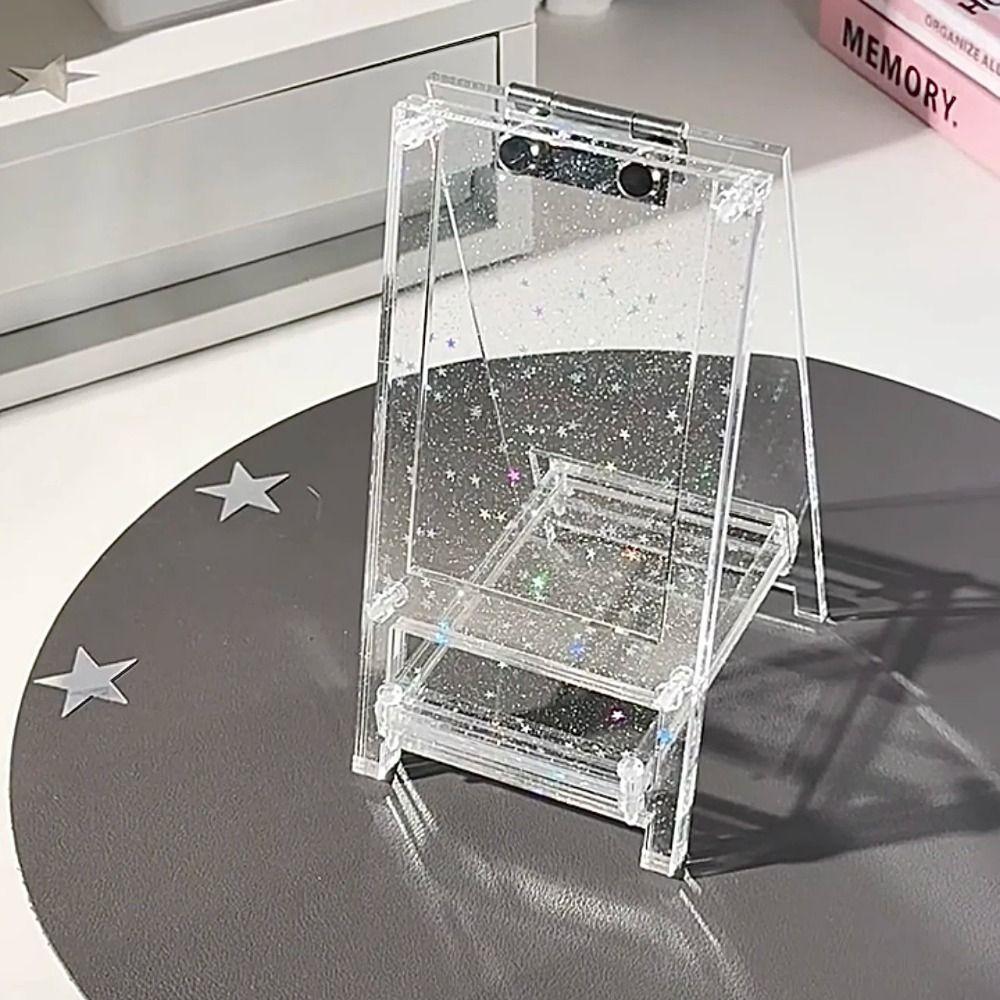 Clear Collection Card Display Stand Free Standing Acrylic Card Sleeves Frame  Ins Mini Album