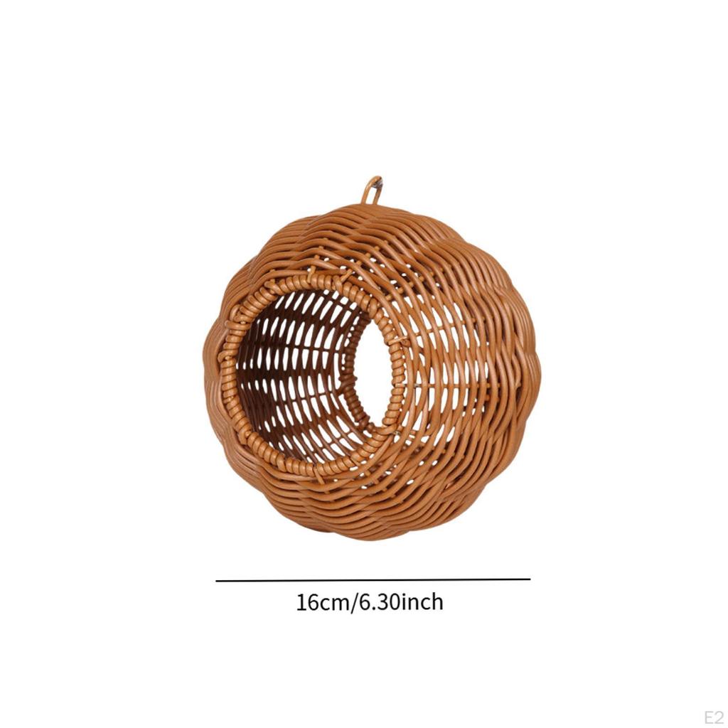 Vogel Hängematte Vogelkäfig Zubehör Übung Gewebt Atmungsaktiv Papageiennest Hängebett für Sittich