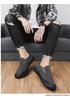 2024 Men's Low-Top Waterproof Leather Work Boots: Non-Slip, Wear-Resistant, Breathable Outdoor Safety Shoes