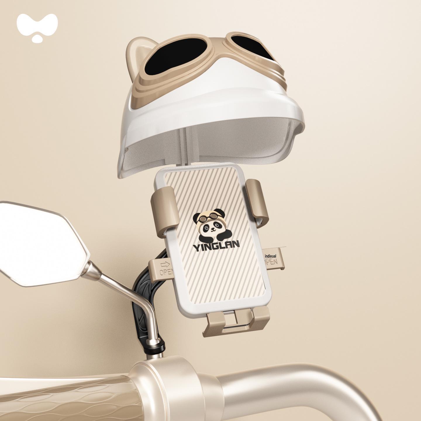 Yinglan Shockproof Silicone Cartoon Phone Holder for Electric Motorcycle Navigation No Specific Size