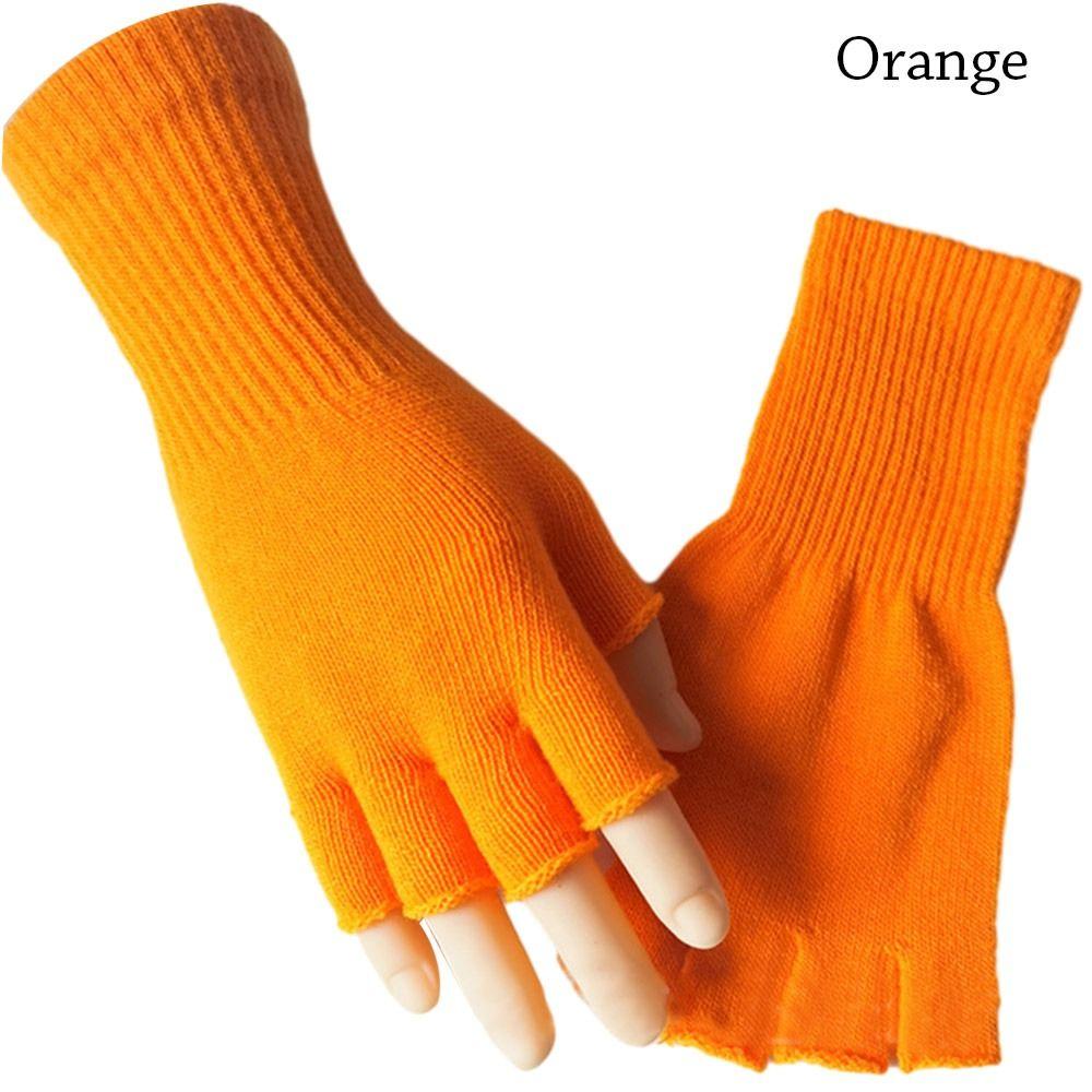 Thicken Long Mitten Warm Fingerless Gloves Fashion Knitted Gloves  Couple