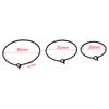 20Pcs Stainless Steel Black Plated Wine Charm Holder Earrings Hoops Big Circle Ear Wire DIY Jewelry Making Findings Supplier