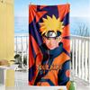 Naruto Character Customizable Name Beach Towel Soft Durable Quick-Dry Perfect for Traveling Yoga Camping and Swimming