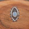 Rare Milky Opal Gemstone 925 Sterling Silver Jewelry Handmade Ring Gift For Her RR-6-17