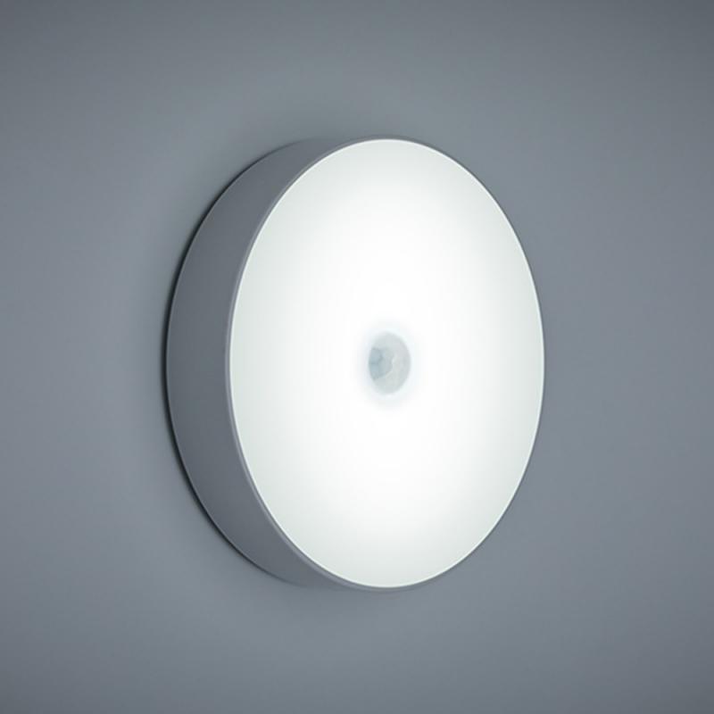 Rechargeable LED Motion Sensor Night Light USB Sensor LED Night Light Wireless Energy Saving LED Induction Lamp for Home