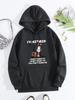 Unisex Fall Autumn Slogan Cartoon Print Kangaroo Pocket Graphic Hoodie Hooded Sweatshirt Print Casual Top for Daily Wear Weekend