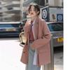 Women's Clothing Classic Minimalist Black Double Breasted Loose Casual Temperament Women's Suit Top Jacket