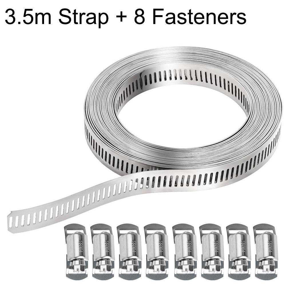 Großer Schlauchschellen-Gurt Verstellbare Klemmen Befestigungselemente Neue Schlauchschellen Rohr Schlauch
