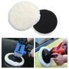 Wool Car Polishing Pad Set For Polisher Machine Waxing Polishing Buffing Auto Paint Care Polisher Pads 3/4/5/6/7 Inch