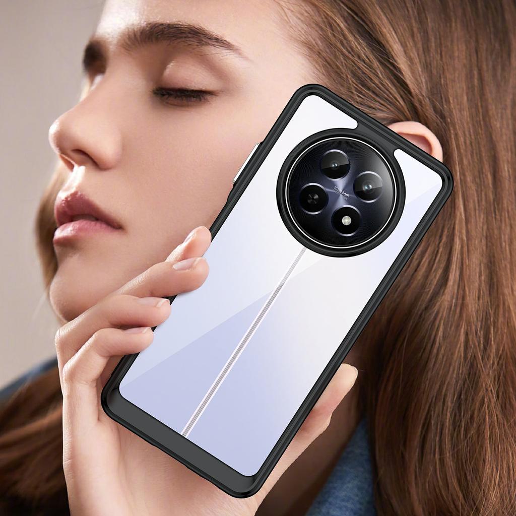 For Realme 13 5G/12 5G/12x 5G/Narzo N65 5G/Narzo 70x 5G/C65 5G Case TPU +Acrylic Phone Cover