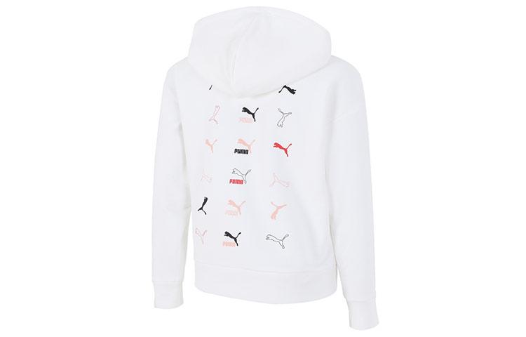 PUMA CLASSICS Sweatshirts Women s White Hooded Moderate Regular 533155-02 M