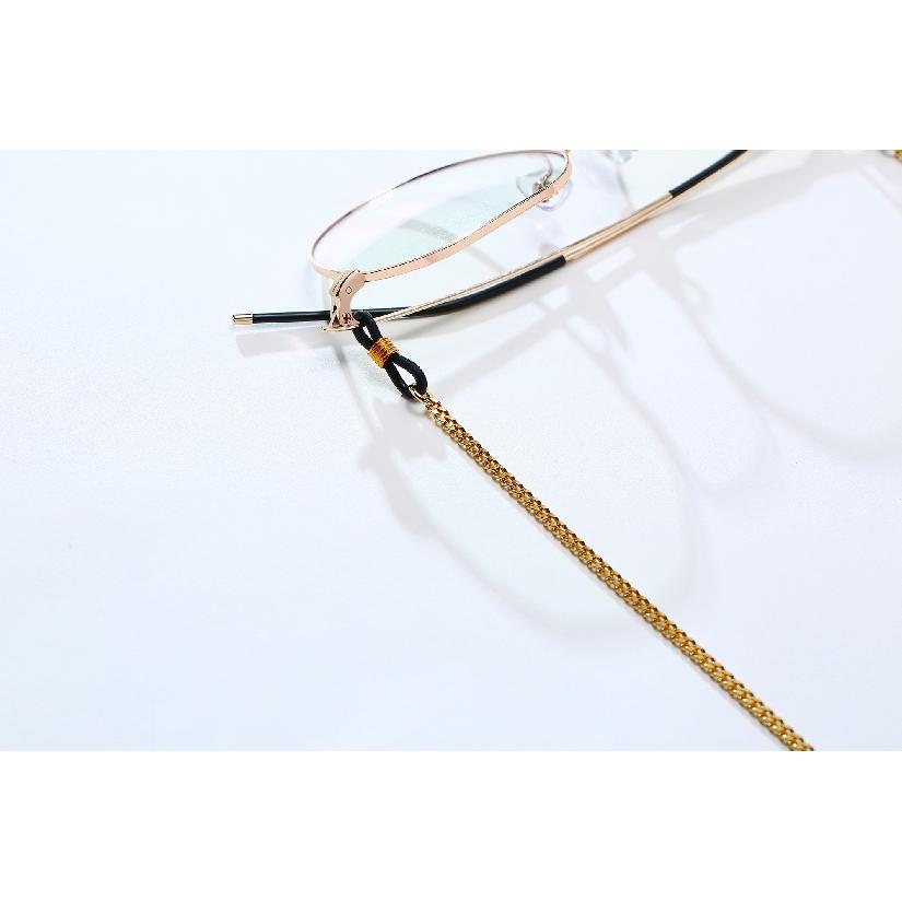 Brillenkette, Brillenketten-Halskette, Edelstahl-Sonnenbrillen-Gliederhalter, Großmutterketten, Herren-Damen-Brillen