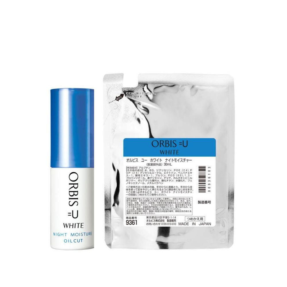 Orbis Orbis U White Night Moisture Bottle 30ml  Refill 30ml