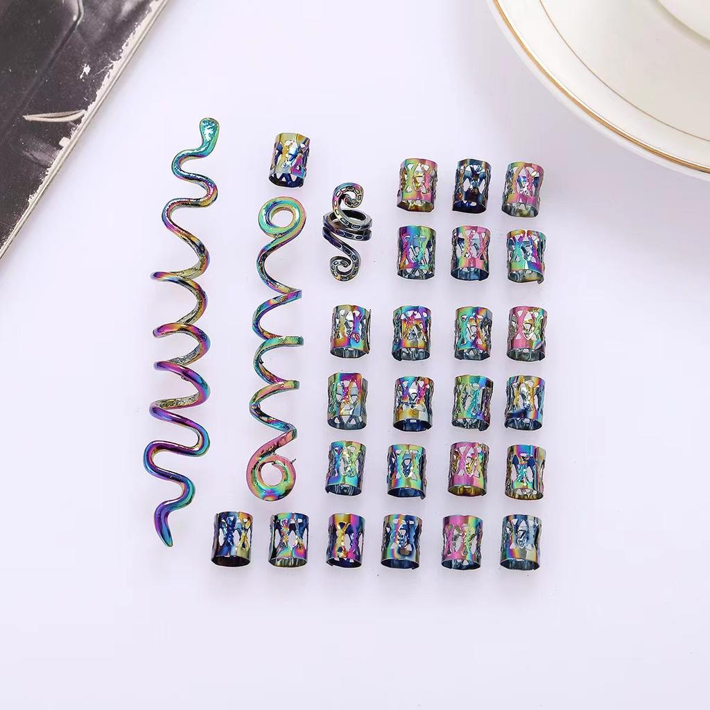European and American Popular Viking Celtic Knot Retro Ethnic Style Spiral Snake Shaped Dirty Braid Hair Clip Accessories