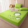 High Quality Waterproof Mattress Protector Solid Color Bed Sheet Deep Pocket Fitted Sheet Bedspread with Elastic Bands Sheets Sofa Cover
