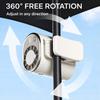 2026 Car Clip On Air Conditioner Fan with Led Display, Portable Mini Cooling System for Auto Vehicle, 360° Rotation, 199 Speeds