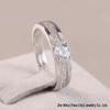 Moissanite Diamond Ring - 1 Carat, Six Claw, Cross-border Douyin Kuaishou Xiaohongshu Live Broadcast, Women's Wedding Ring.