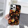 Artistic Personality Flame Phone Case For iPhone 17 Air 15 16 Cover  11 13 14 Pro Max 12 Plus Max Fundas
