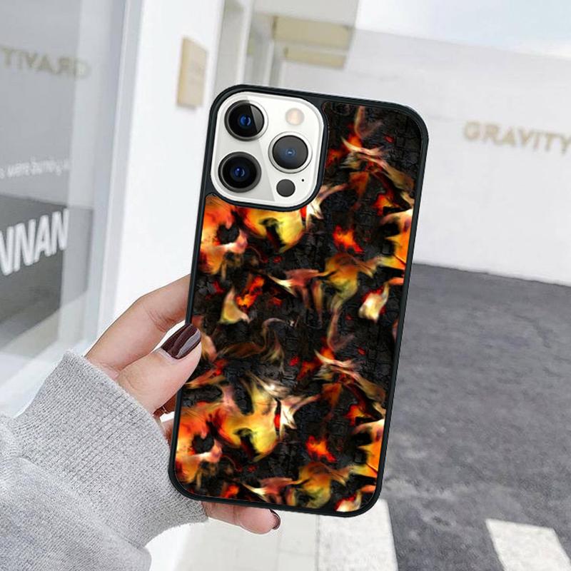 Художественная Личность Огненный Чехол Для Телефона Для iPhone 17 Air 15 16 Чехол 11 13 14 Pro Max 12 Plus Max Fundas iPhone 15