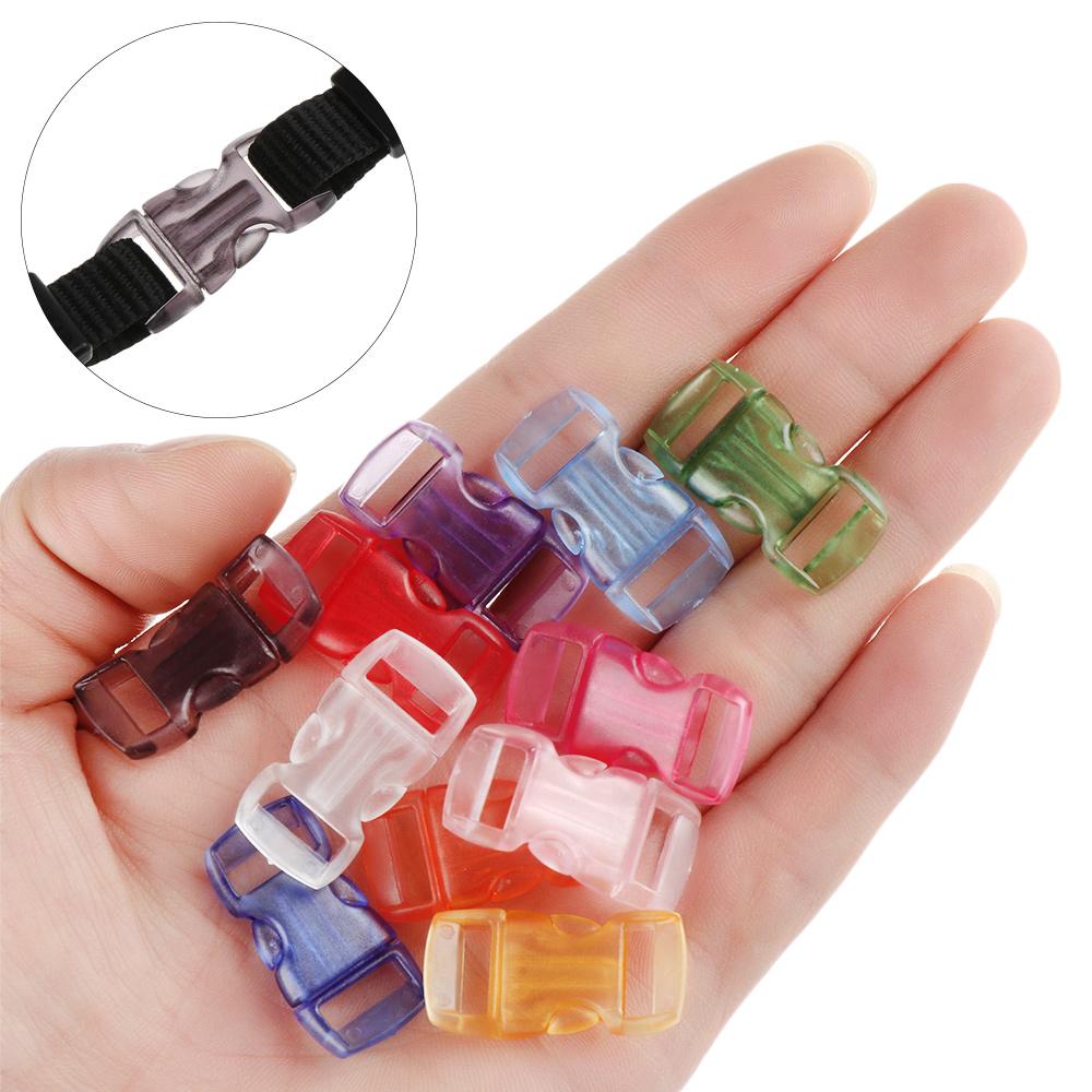 Accessories 3/8" 10mm Dog Collar Strap Camp Bag Parts Webbing Outdoor Tool Side Release Buckle