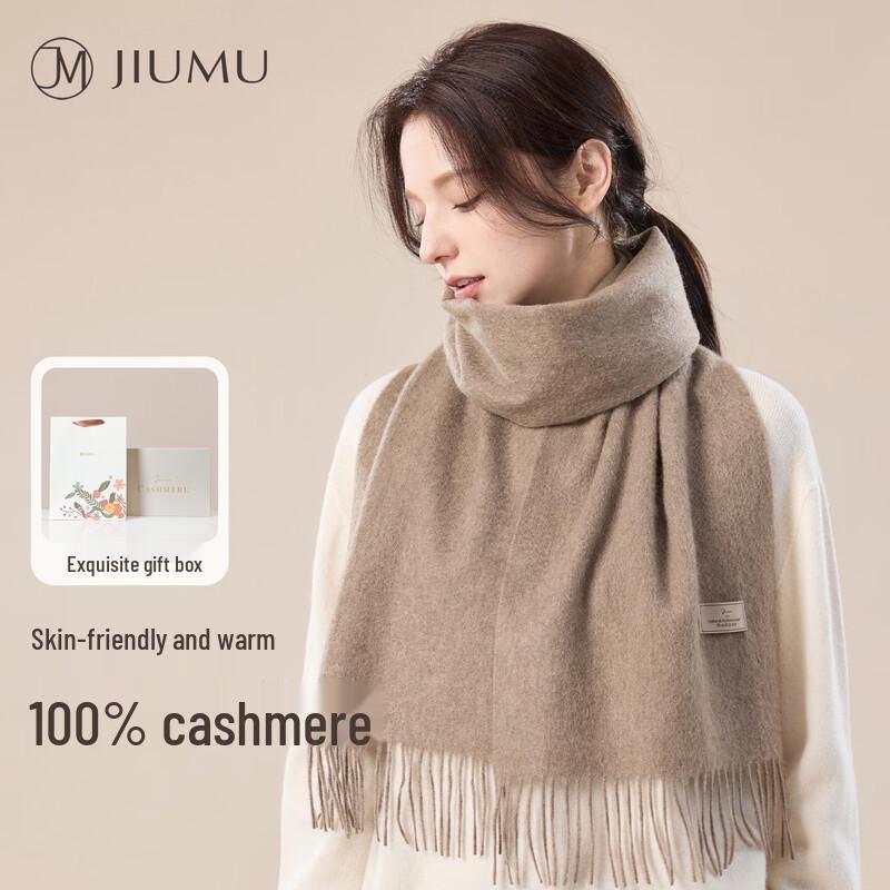 JIUMU 100% Cashmere Women's Winter Scarf & Shawl