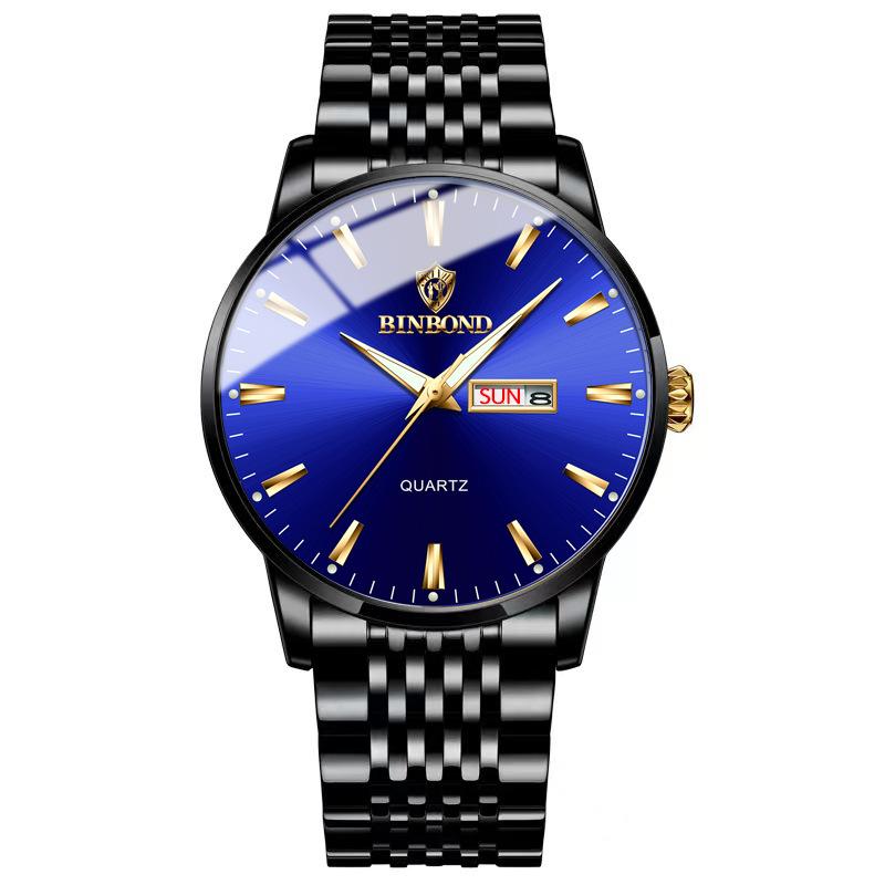 2024 Mens Watches Top Brand Luxury Business Men Watch Waterproof Male Clock Man Quartz Wristwatches Auto Date Week
