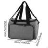 Crochet Knitting Bag Organizer Multiple Pockets Shoulder Yarn Storage for