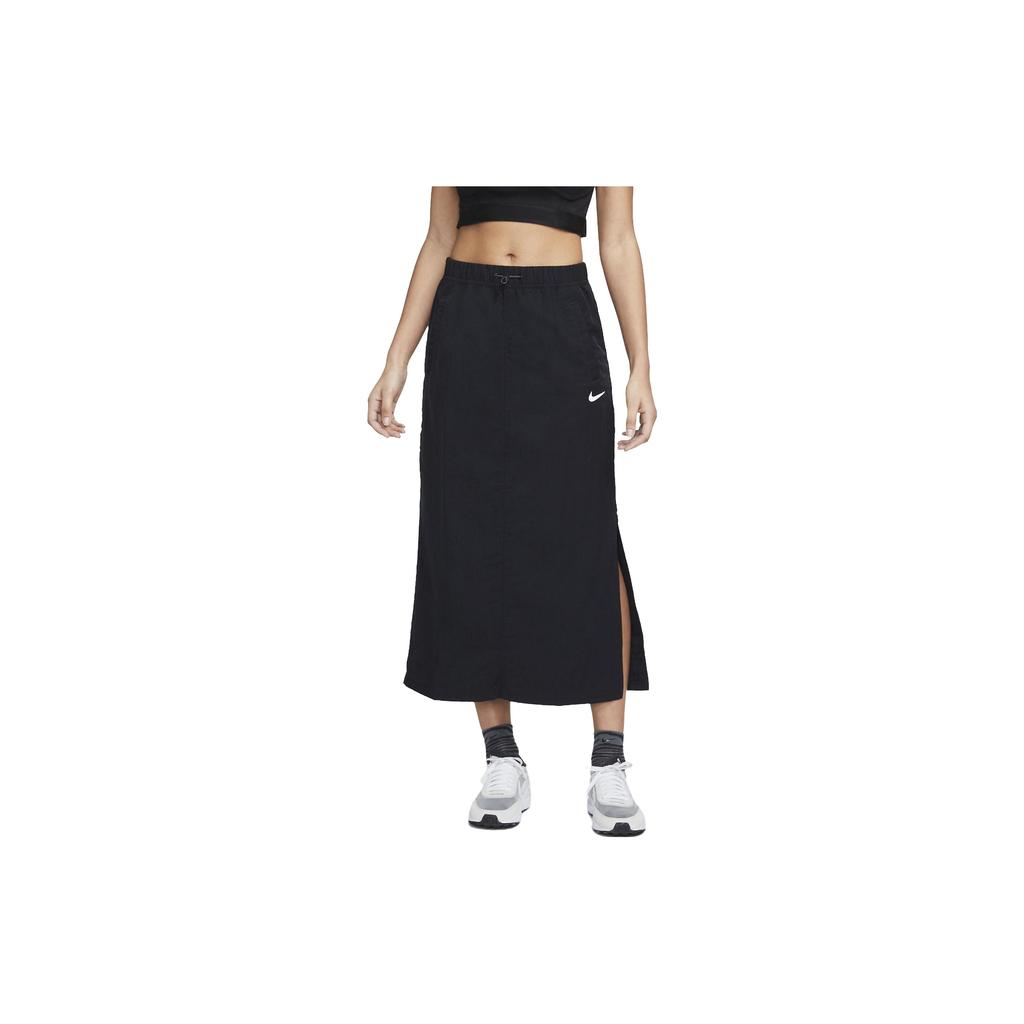 New Nike Casual Long Skirts Women's Black DM6249-010