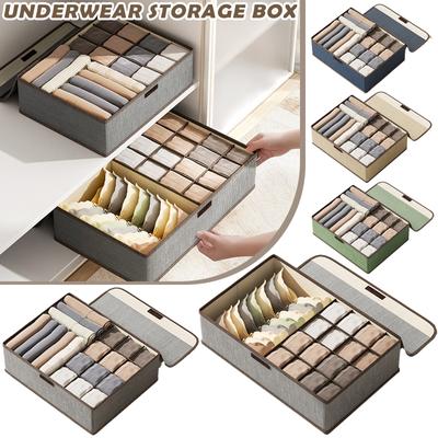 Folding Drawer Organizer Clothes Box T-shirt Jeans Leggings Closet Storage Box