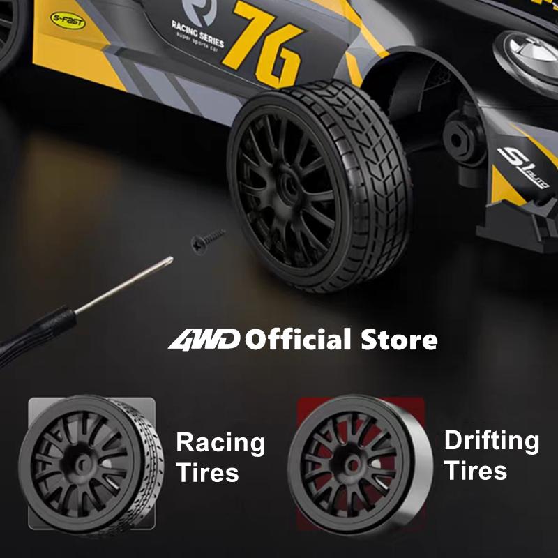 1:24 Remote Control Drift Rc Racing Car 20km/h High Speed 4x4 Rc Cars Vehicle Model Electronic Toy For Kids Children Gift