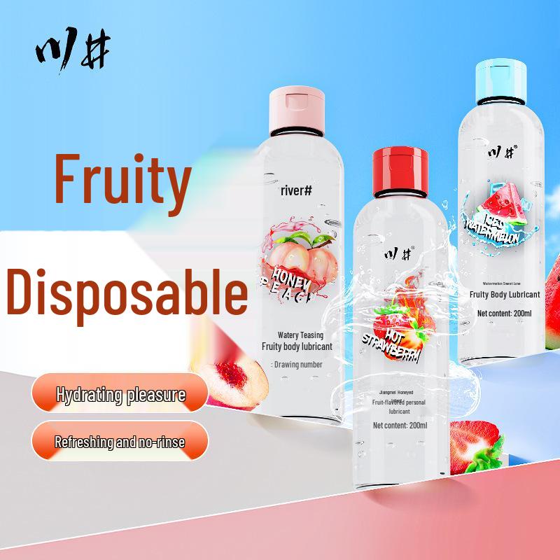 Kawai essbares fruchtaromatisches wasserbasiertes Gleitmittel für Paare