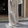 Japanese-Style Striped Loose Drapey Wide-Leg Pants for Women - Summer Vintage Minimalist Sun Protection Slimming Casual Floor-Length Trousers