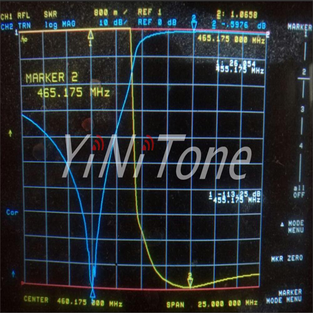 50W UHF 400-470MHz N-Female Customizable Frequency Portable Duplexer