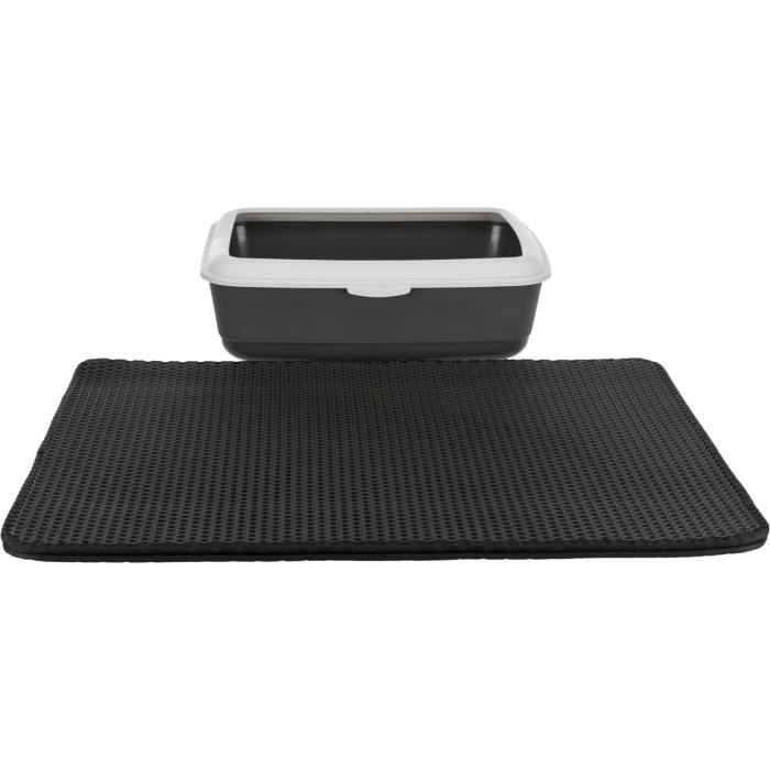 TRIXIE Tamis litière EVA pour bacs à litière 58 × 75 cm - Noir
