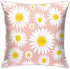 Kussensloop Roze Margriet Bloemenpatroon Vierkante Kussensloop voor Huisdecoratie Bank Auto Slaapkamer Kussensloop 18x18 Inch