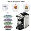 360 Degree Rotates Rotatable Coffee Pod Holder Holds 36 Pods Capsule Display Rack  Cafe Shop