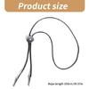 Bolo Tie for Women Men Western Bolo Tie Vintage Metal Sunflower Stone Pendant Faux Leather Rope Necktie Tie Necklace