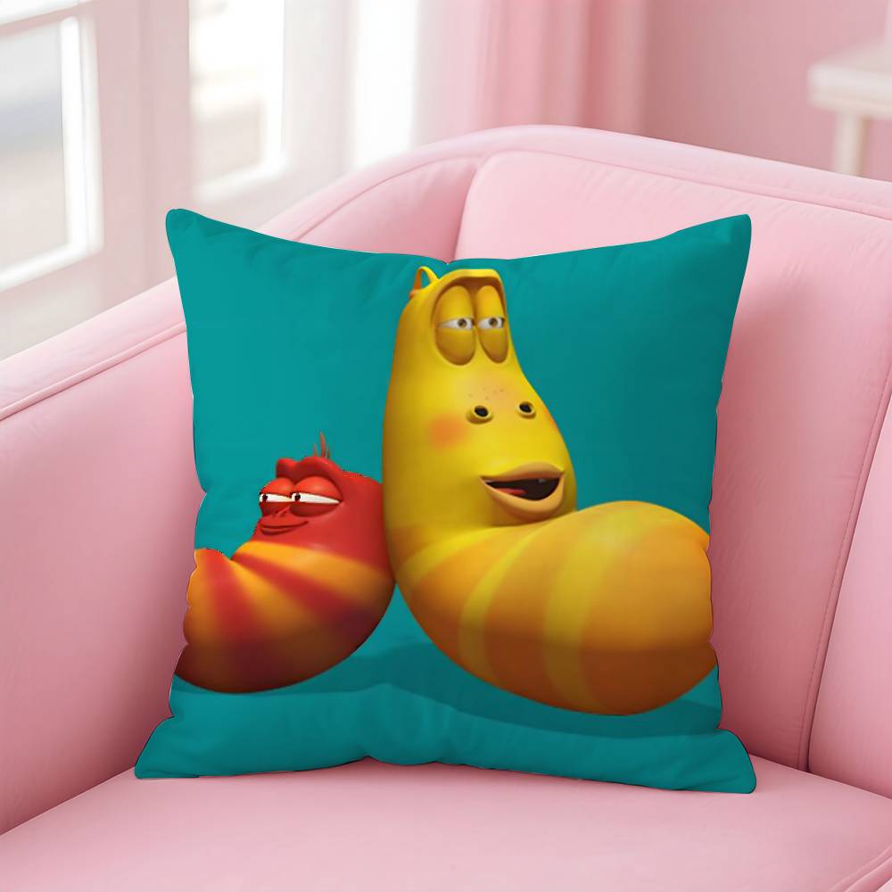 Lustiger L-Larva Kissenbezug Musterdruck Kissenbezug Wohnzimmer Sofa Kissenbezug Schlafzimmer Raumdekor