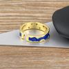 Nidin Heißer Verkauf 6 Farben Kupfer Inlay Zirkon Charme Offene Ringe Verstellbar Für Frauen Männer Verlobung Hochzeitsfeier Finger Schmuck