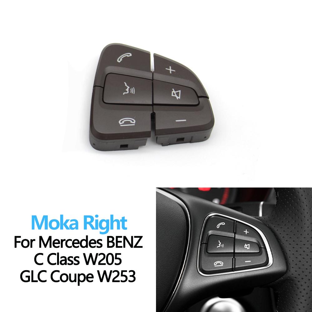 W205 W253 Car Multi-function Steering Wheel Switch Control Buttons Cover For Mercedes Benz C GLC Class 0999050300