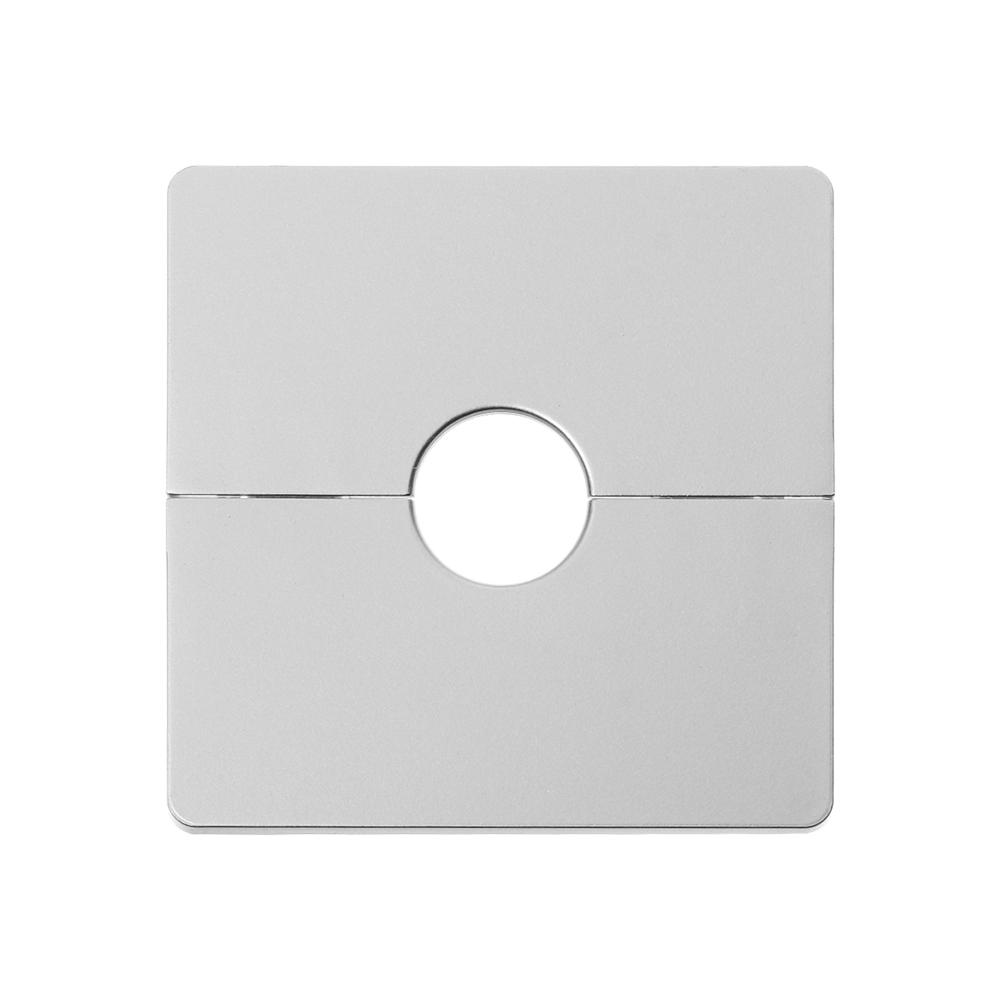 Tampa de furo para fio de parede tipo 86 em ABS, plugue para tubo de poeira de ar condicionado, painel decorativo com furo reservado para furadeira, tampa de furo para mesa de escritório, ferragens