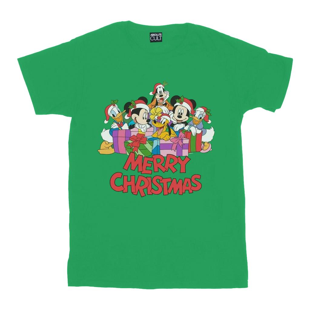 Disney Herren Mickey Mouse And Friends Weihnachts-T-Shirt