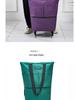 Foldable One-Way Wheel Shopping Tote – Portable, Large Capacity for Travel and Groceries