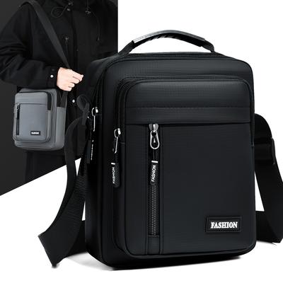 Herren Leichte Oxford Messenger Bag - Modische Lässige Umhängetasche mit Elegantem Design