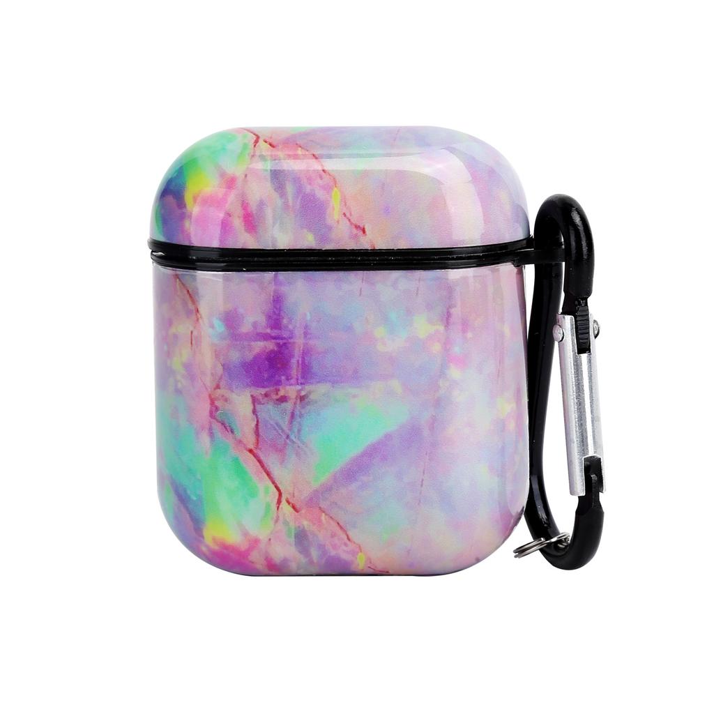 ABS Earphone Cover Case Sleeve Protector with Hanging Buckle for IOS Earbuds 1 2