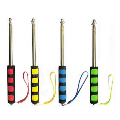 Teleskopický stožár na vlajku a ukazovátko z nerezové oceli