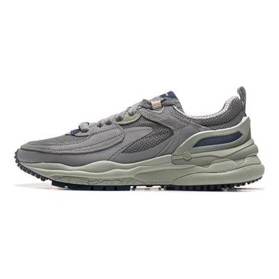 Li Ning CF Origin V4 Sports Comfortable Wear-Resistant Breathable Low-Top Casual Shoes Men Sneaker Gray AGLU283-2